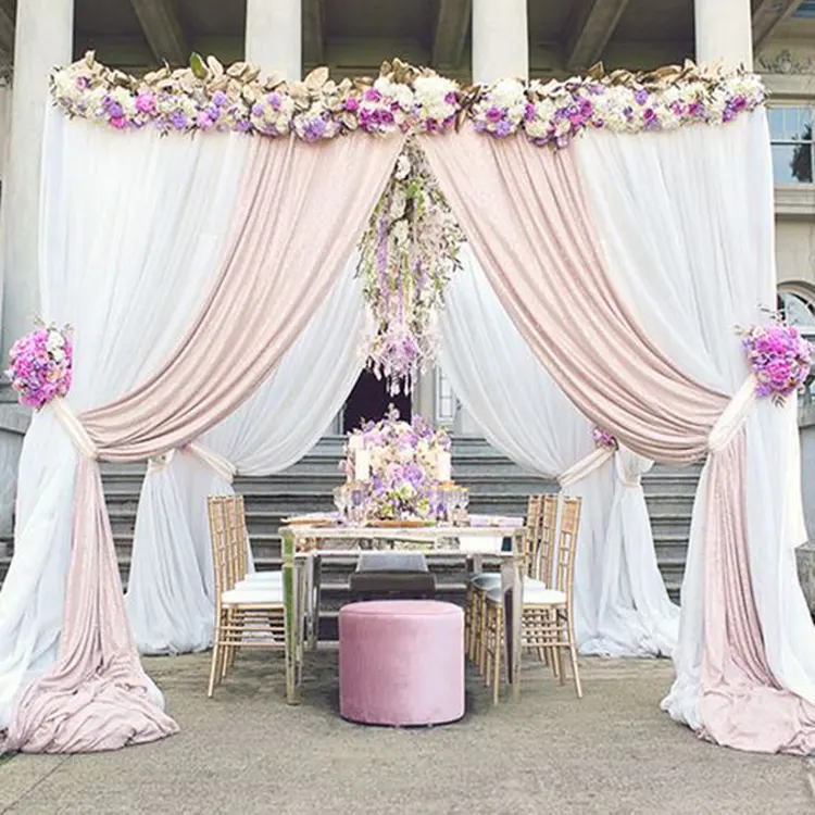 Indische Dekoration Säule Hochzeit Mandap Rohr und drapieren gebrauchte Hochzeits dekorationen für die Hochzeit