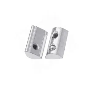 4040 Aluminium Profiel Accessoire Staal M3 Lente Moer Half Ronde Roll In T Slot Moer Met Geladen Bal