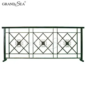 Low exterior stairs wrought iron handrail prices