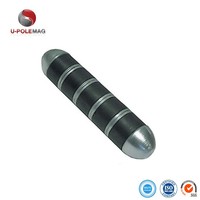 Aimant de vache en ferrari, disque magnétique Permanent, 3 "X 0.67" X 0.65 ", barre magnétique en céramique de vache, noir