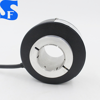 Encodeur rotatif à arbre creux Ccsanfeng PKT66 20 mm, montage à bride de serrage, utilisation en ascenseur, sortie optique TTL, diamètre extérieur de 66 mm