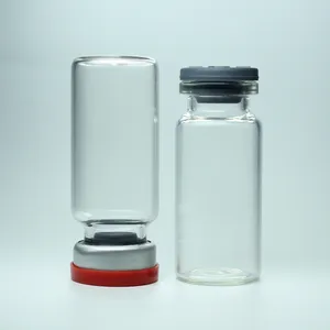 10ml şeffaf enjeksiyon ilaç düşük borosilikat cam şişe flakon