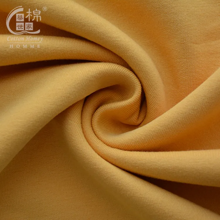 Бесплатный образец! Нежный китайские ткани оптовая спандекс хлопок флис ткань для повседневная одежда