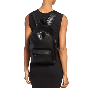 Small <strong>Black</strong> <strong>Leather</strong> <strong>Backpack</strong> Cute <strong>Black</strong> <strong>Backpacks</strong> - Product Image 5