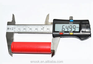 2016 buena calidad Original Sanyo enook 18650 2600 mAh 3.7 V de alto consumo Li-ion batería con flat top - Product Image 4