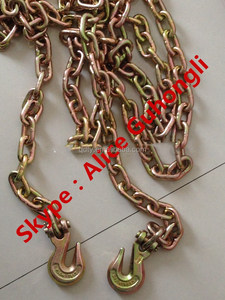 Màu Mạ Kẽm Tie Xuống Giao Thông Vận Tải G70 Chất Kết Dính Liên Kết Chuỗi Với Rèn Lấy Hooks - Product Image 6