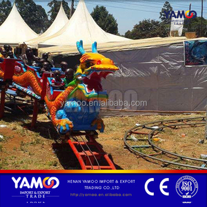 Mini Montañ<span class=keywords><strong>a</strong></span> Rusa Comercial para Parques Temáticos/Tren Metálico de Tamaño Real con Diseño de Dragón - Product Image 5