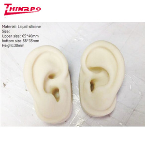זול אנושי אביזרי אוזן דגם עבור חנות חלון תצוגת מכשיר שמיעה ואוזן עובש סיליקון אוזן עובש עבור תצוגה - Product Image 4