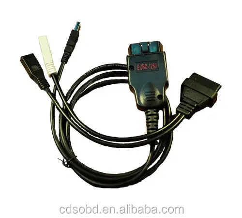 EOBD 1260 Auto Diagonistic Lijn Plug 16-Pin met USB 2.0 en Achterwaarts Compatibel Kwaliteit Programmering Lijn Accessoires