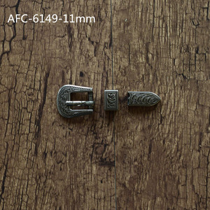 Ensemble de trois boucles de ceinture Western avec <span class=keywords><strong>boucle</strong></span> en métal - Product Image 2