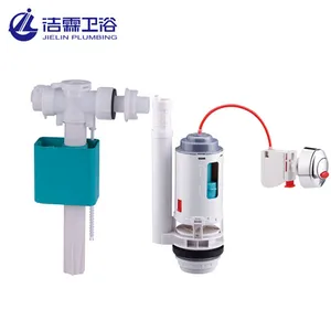 European Style Bathroom Cistern Fitting 2 Inch Cable Dual Flush Liquid Quiet Toilet Fill Valve