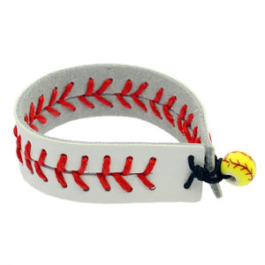 Vendita calda moda scrivere <span class=keywords><strong>bracciale</strong></span> in pelle di mucca intrecciata regolabile giallo - Product Image 1