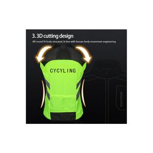 ZUJA usine directement en plein air haute visibilité <span class=keywords><strong>jaune</strong></span> Fluorescent cyclisme course nuit sûr <span class=keywords><strong>gilet</strong></span> de sécurité réfléchissant - Product Image 3