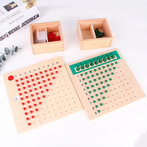 Tablero de multiplicación y división Montessori para niños, ayuda para enseñanza de matemáticas - Product Image 3