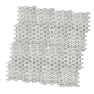 Carrelage mural de salle de bain <span class=keywords><strong>Douche</strong></span> plancher dosseret De Cuisine <span class=keywords><strong>Italienne</strong></span> en marbre Blanc Bianco Carrara Octave mosaïque - Product Image 6