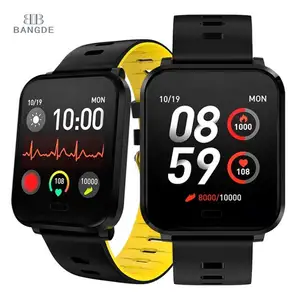 Uzaktan kamera IP68 kalp hızı Tracker kan basıncı spor Smartwatch K10 akıllı saat