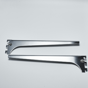 Supporto <span class=keywords><strong>per</strong></span> Mensola in <span class=keywords><strong>Vetro</strong></span> o Legno a Singolo Slot Cromato - Product Image 4