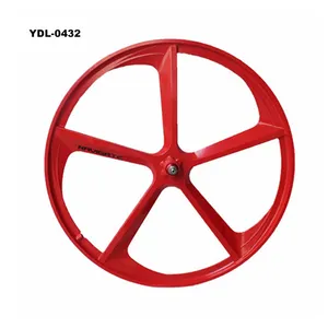 Roda 700C Sepeda Jalan, Magnesium Aloi Pit Lima Pisau