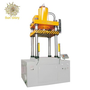 4 colonnes machine de pressage hydraulique électrique petite presse hydraulique machine pour l'aluminium <span class=keywords><strong>vaisselle</strong></span> - Product Image 1