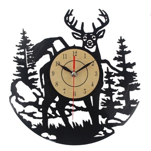 Horloge murale en vinyle sans cadre, horloge d'art <span class=keywords><strong>CD</strong></span> de disque vinyle pour <span class=keywords><strong>la</strong></span> décoration de <span class=keywords><strong>la</strong></span> maison, cadeaux créatifs - Product Image 1