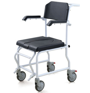 Inodoro portátil hogar cuidado fácil tomar outdooor discapacitados ducha cómoda silla de ruedas con ruedas para personas <span class=keywords><strong>mayores</strong></span> - Product Image 1