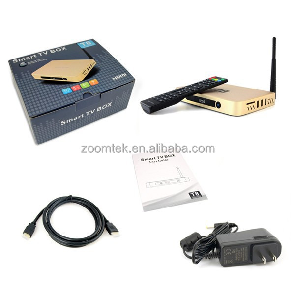 2015 Date Kodi 14.2 Android TV box Amlogic S802 T8 2.0 GHz 2 GB RAM 8 GB Amlogic Android 4.4 DVB T2 TV boîte