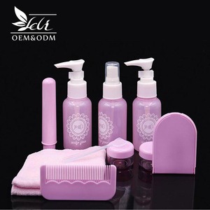 Hot Selling Cosmetic Packaging <strong>Travel</strong> Accessories PET Portable <strong>Travel</strong> Bottle Set 10PCS <strong>Liquid</strong> Soap <strong>Container</strong> - Product Image 4