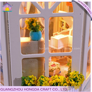 Idées <span class=keywords><strong>de</strong></span> décoration intérieure Hongda pour la chambre à coucher, abordable avec commande vocale intelligente, lumière, <span class=keywords><strong>maison</strong></span> miniature DIY, <span class=keywords><strong>maison</strong></span> moderne - Product Image 5