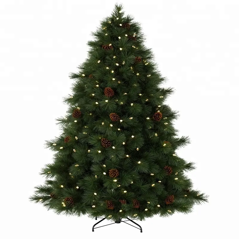 Wholesale 6.5FT Giant Outdoor&Indoor Realistic Giant Christmas Decoration Prelit Lighting Artifical Christmas Tree