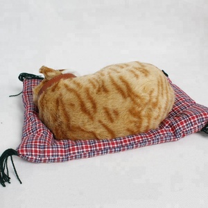 Vendita calda Della Novità del <span class=keywords><strong>Regalo</strong></span> Della Peluche Pigro Respirazione Gatto Addormentato - Product Image 4