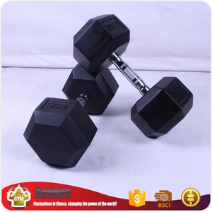 Ensemble d'haltères pour équipement de fitness gym haltères hexagonaux haltères hexagonaux en caoutchouc - Product Image 2