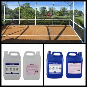 2 Component Clear Hydrophobic Polyurethane <strong>Stone</strong> <strong>Adhesive</strong>, Water Repellent Pebble Binding Glue for Villa Landscape Patio - Product Image 4