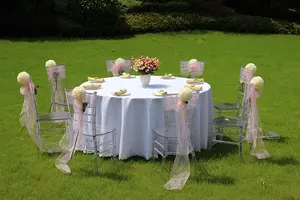 Wholesale China Resin Plastic Tiffany Banquet Chairs