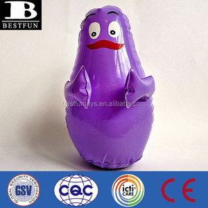 Muñeco Inflable de PVC Personalizado Promocional, Muñeco Morado con Cara de Grimace, Muñeco de Fiesta, Muñeco de Dibujos Animados, Bolsa de Boxeo para Niños - Product Image 2