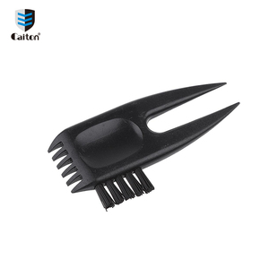 <span class=keywords><strong>Prix</strong></span> usine personnalisé noir <span class=keywords><strong>mini</strong></span> 2-en-1 portable en plastique de <span class=keywords><strong>golf</strong></span> divot outil de réparation avec brosse de nettoyage - Product Image 6