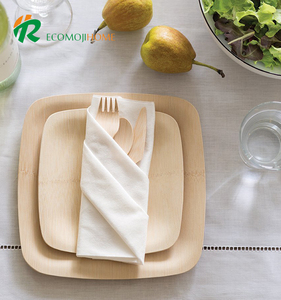 Bambú sabor placas compostable ecológico y desechables para el hogar y <span class=keywords><strong>catering</strong></span> naturales 100% compostable - Product Image 6