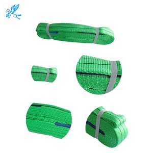 Bắc Kinh Tianma Công Nghiệp Nhiệm Vụ Nặng Nề 4 Lớp Màu Vàng Polyester Mắt Phẳng Nâng Sling 50Mm 2:1 1T-12T 50Mm 2:1 OEM - Product Image 5