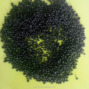 High Quality Shining Black Color Seaweed Organic Granular Fertilizer