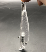Leurre de pêche dur non peint type Minnow 180mm 37.2g, corps d'appât artificiel, yeux 3D 14mm, 10 pièces, 279 ABS OEM
