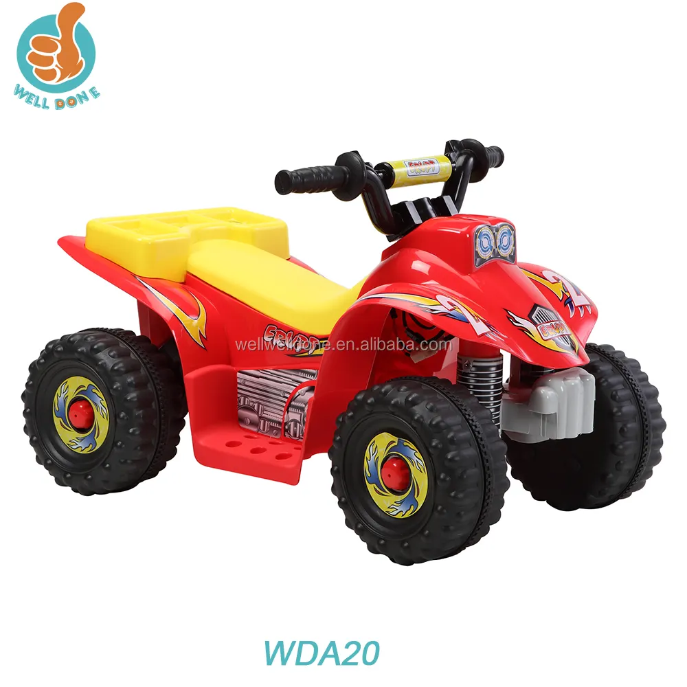 Akülü oyuncak atv quad 6v mini elektrikli atv oyuncak araba küçük araba almak kolay