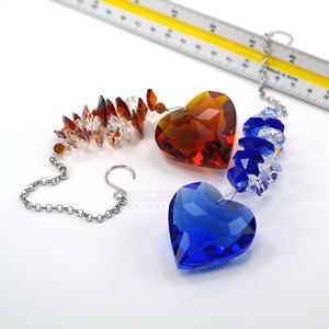 Prisma de cristal de coração, pendurado cristais suncatcher para janela casa decoração, enfeites e presentes goldenhaitai - Product Image 6