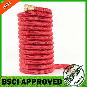 Jamais kinks ou les enchevêtrements Extensible jardin Tuyau Double latex tube avec durable en laiton connecteurs - Product Image 1