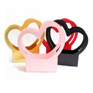 Caja <span class=keywords><strong>de</strong></span> <span class=keywords><strong>flores</strong></span> plegable Love Hand, cesta <span class=keywords><strong>de</strong></span> <span class=keywords><strong>flores</strong></span> <span class=keywords><strong>de</strong></span> papel Kraft para ramos, regalos y embalaje Floral DIY - Product Image 6