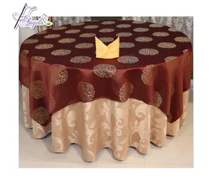 Damask Floral Jacquard Tablecloth in various colors directly from China table linens factory