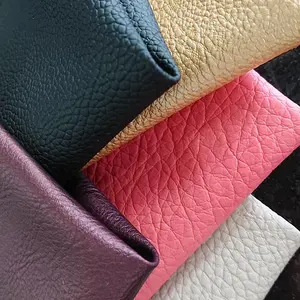 Custom Rexine Leather Colors Vinyl fabric Faux Leather for Handbags