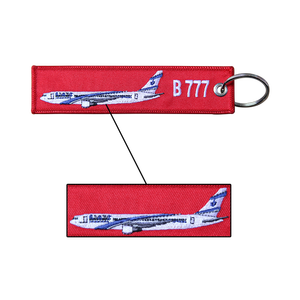 Tùy Chỉnh Kích Thước <span class=keywords><strong>Keychain</strong></span> Thêu Tùy Chỉnh B777 Máy Bay Thêu <span class=keywords><strong>Keychain</strong></span> - Product Image 2