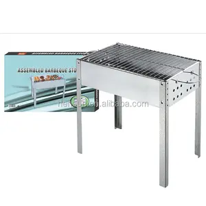 Giá Thấp Mạ Kẽm Di Động Than Grill Kebab Grill Cho Cắm Trại