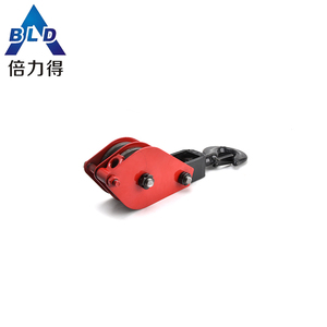 Bloque de polea de aluminio de cuerda de alambre de cable doble en miniatura bloque de polea de arranque y polea de aparejo - Product Image 2