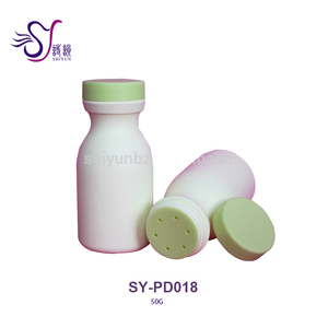 50g en plastique vide poudre shaker bouteille bébé de talc poudre bouteille pour soins de <span class=keywords><strong>la</strong></span> peau PD018 - Product Image 1