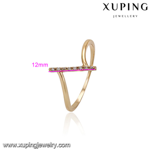 14574 La Migliore vendita zircone <span class=keywords><strong>anello</strong></span> di pietra artificiale 18 k oro <span class=keywords><strong>anello</strong></span> di barretta con preferito della <span class=keywords><strong>ragazza</strong></span> - Product Image 2
